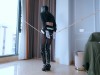 【悠米】《女侦探4》由于女侦探频繁坏组织的好事，被悬赏抓了起来，手脚铐住，要让她体验一下受刑的滋味，黑暗走绳+黑色全包头套+呼吸限制+透明乳胶头套+塑料袋强羔