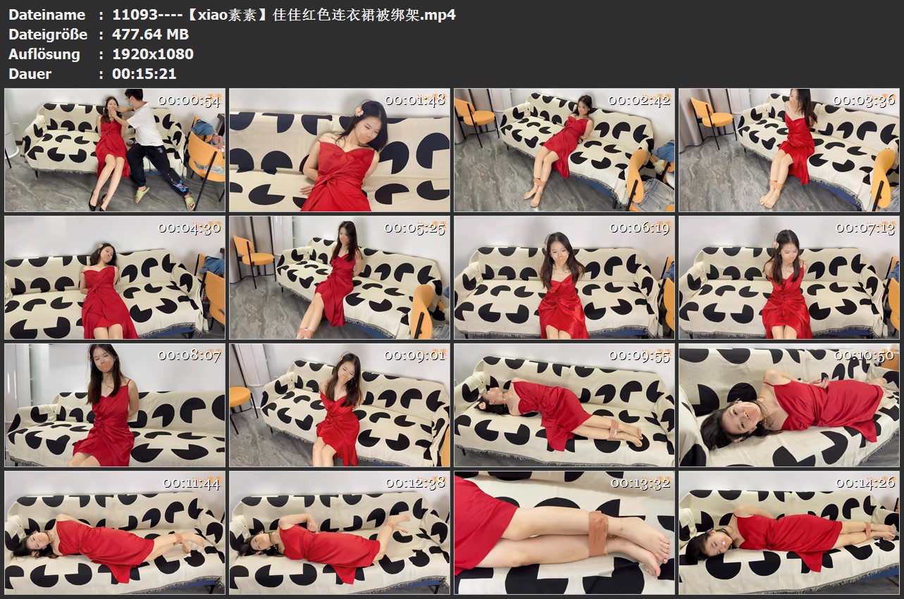 11093----【xiao素素】佳佳红色连衣裙被绑架.jpg