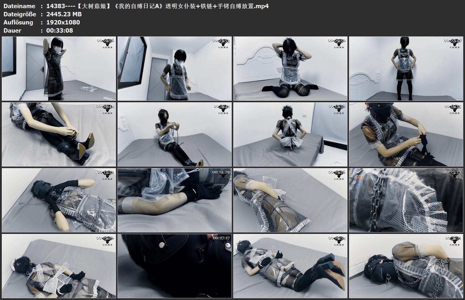 14383----【大树菇娘】《我的自缚日记A》透明女仆装 铁链 手铐自缚放置.jpg