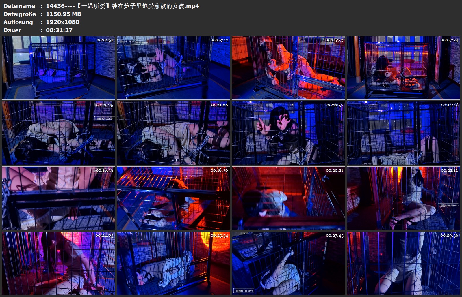 14436----【一绳所爱】锁在笼子里饱受煎熬的女孩.jpg