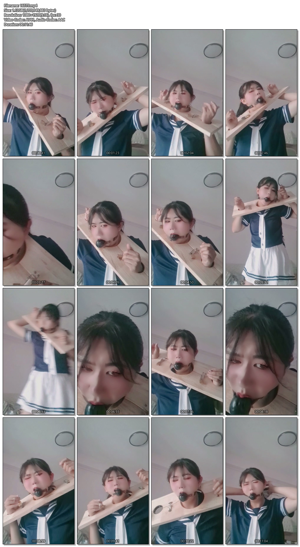 16575----【南城旧梦】被木枷折磨的梦梦，颈手枷 口球 贞操带 强高.jpg