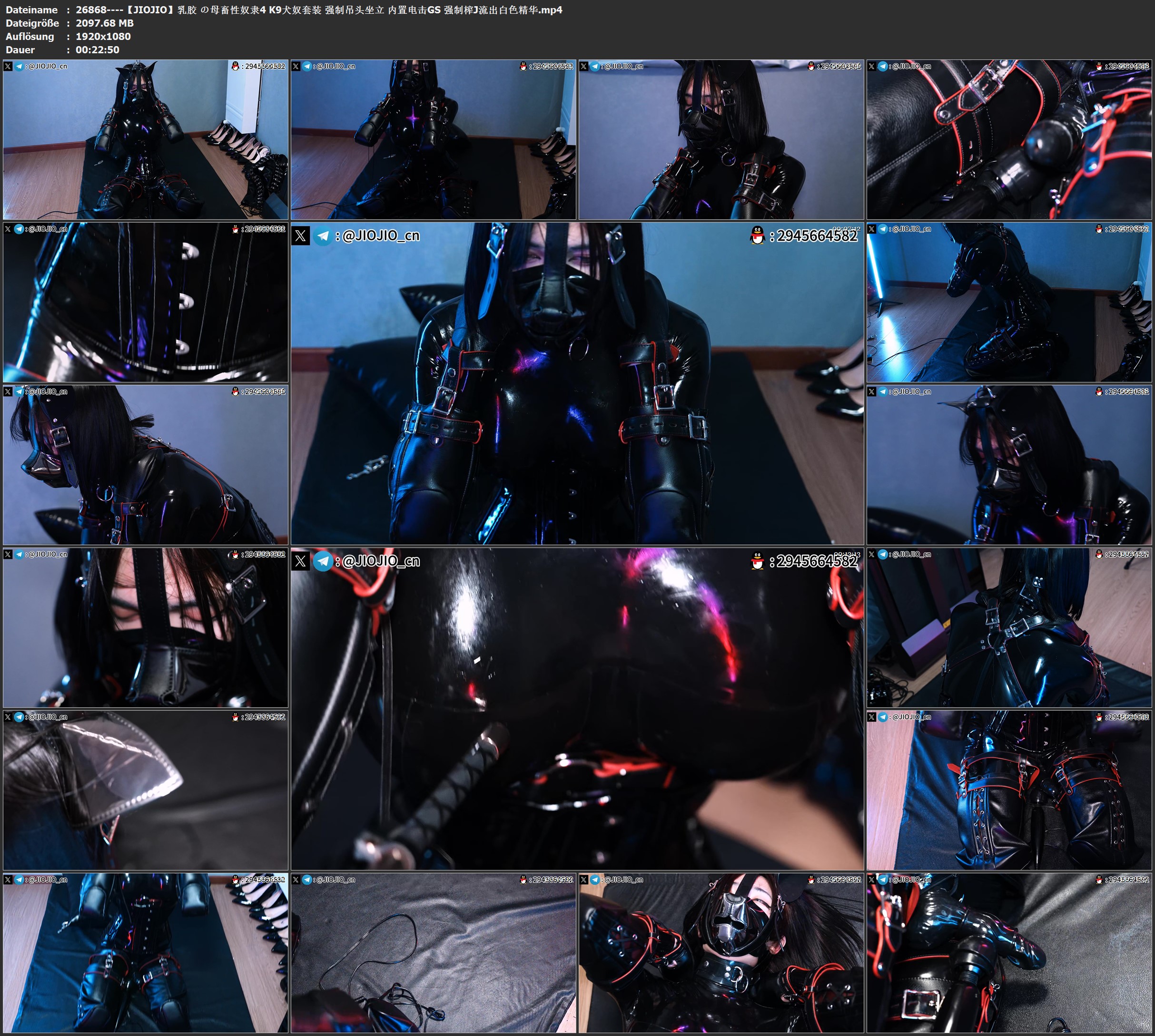 26868----【JIOJIO】乳胶 の母畜性奴隶4 K9犬奴套装 强制吊头坐立 内置电击GS 强制榨J.jpg