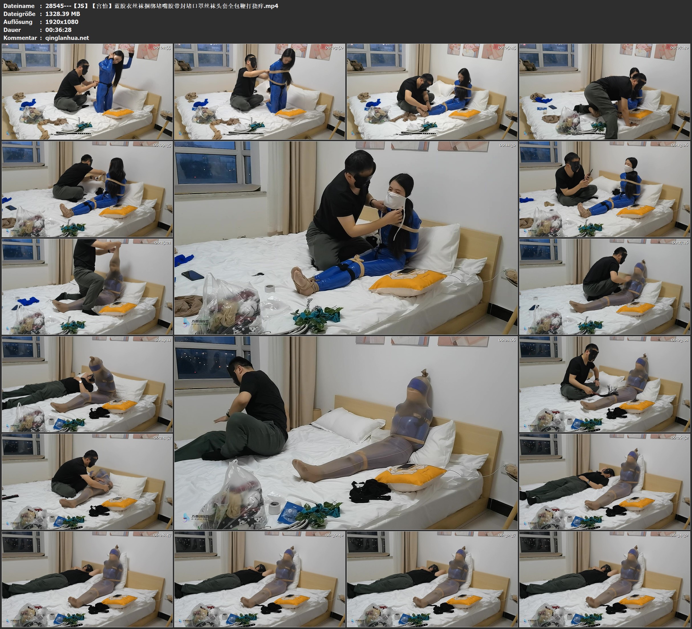 28545---【JS】【宫怡】蓝胶衣丝袜捆绑堵嘴胶带封堵口罩丝袜头套全包鞭打挠痒.jpg