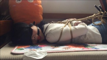 【风华正茂】这个女孩第四次绑了 可以戴口球了 哈哈 进步了